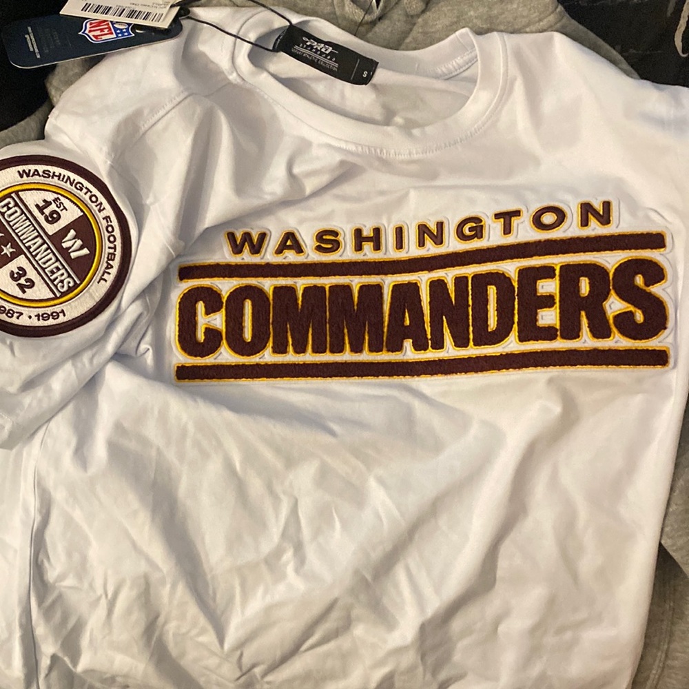 Commander white t shirt